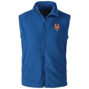 Dunbrooke  Royal New York Mets Full-Zip Fleece Vest Mens Size XXL
